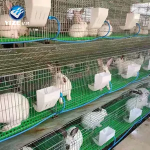 Rumah Peternakan Unggas Broiler Kandang Kelinci untuk Perlengkapan Pertanian Kelinci Lapisan Kandang Kelinci Kandang Kelinci Galvanis Kawat 2.0-4.0 Mm