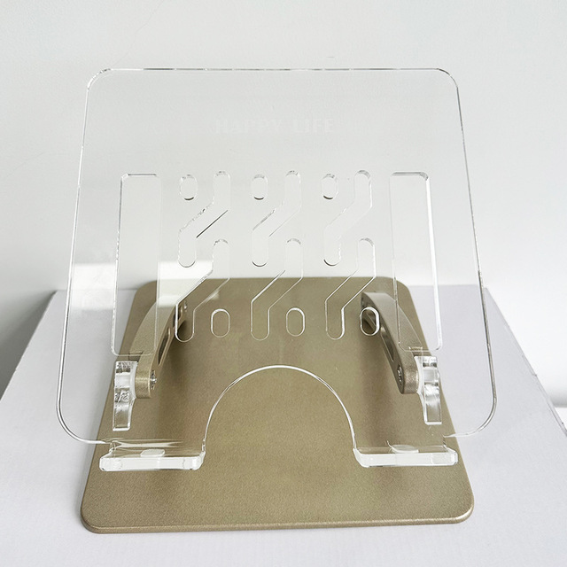 Acrylic Transparent Laptop Stand for iPad Drawing & Tablet Use Foldable Desktop Hand-Drawing Stand