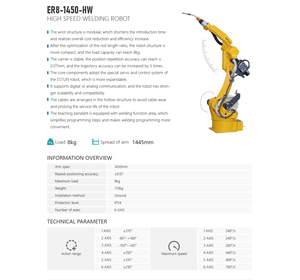 Bras robotisé industriel 6 axes ESTUN - Haute performance de soudage - Product Image 3