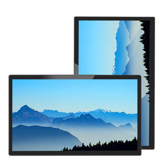 Digital Picture Video Frame 1080P Wall Mounted 21.5 Inch WiFi with Video Playback & Clock Dual-Use