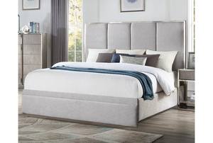 True Quality <strong>Beautiful</strong> Queen Size Bedroom Furniture Luxury Double Modern <strong>Bed</strong> New Type - Product Image 3