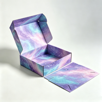 Emballage en carton ondulé écologique et recyclable, personnalisable avec impression, couleur universelle, pour cadeaux originaux
