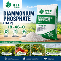 Pupuk Diammonium Fosfat DAP 18-46-0 CAS 7783-28-0 Kelas Pertanian Granular Nutrisi Fosfor Grosir Pabrik