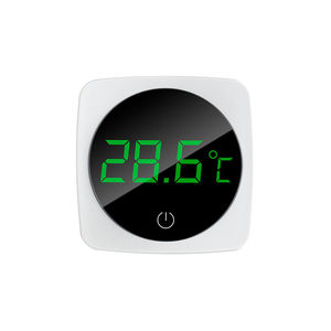 Moderno Eco-Friendly Quadrado Forma LCD <span class=keywords><strong>Digital</strong></span> Auto-Adesivo Termômetro Controle De Temperatura Peixe Aquários Acessórios Plástico - Product Image 1
