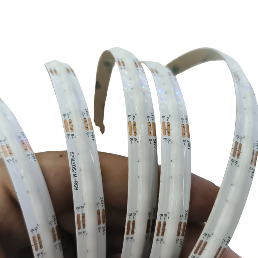 RGB CCT Cob Led Strip Rgbww 12v Blue Red 5m 20m 10m Rgbcct 5in1 24v 5050 Rgbw Rgb Led Strips Lights