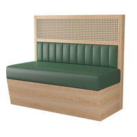 Muebles de restaurante de pizza de comida rápida, tapizado español, cafetería, banqueta, mesa interior y Banco, silla, asiento, sofá