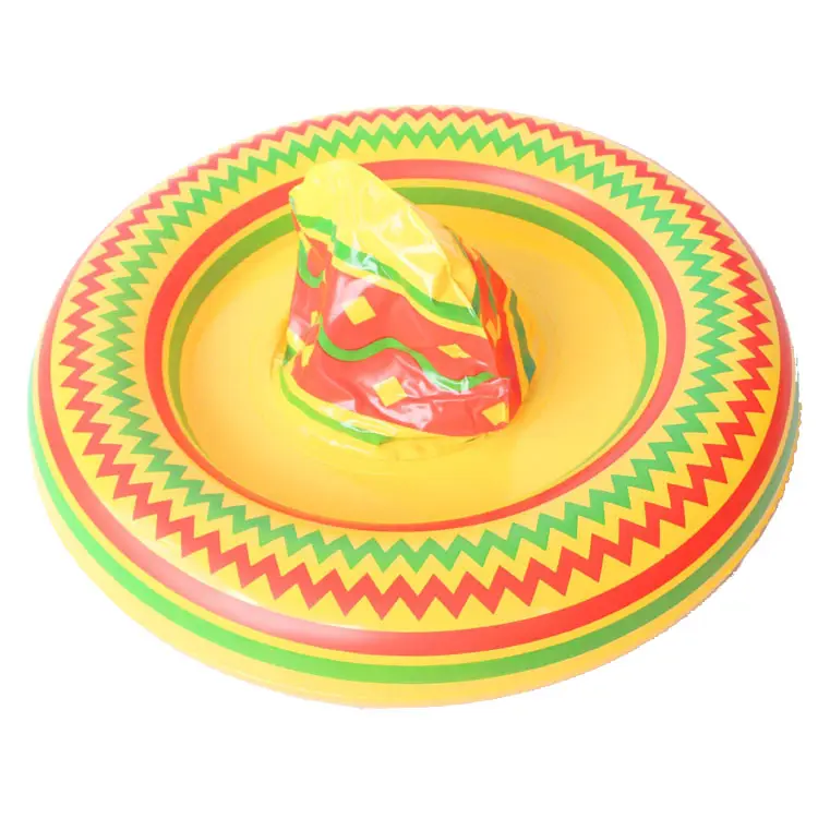 Hot selling Advertising Mexican cap blow up inflatable sombrero for promotion
