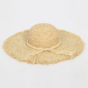 <span class=keywords><strong>Chapeau</strong></span> de soleil de plage biseauté pour femme, <span class=keywords><strong>chapeau</strong></span> de paille tendance à large bord pour le voyage - Product Image 4