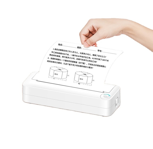 2023 Portable Laser Printers Home Use Printer for Laptop Inkless Wireless Scanner No Ink Portable A4 Printer
