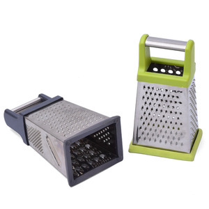 Râpe à boîte en acier inoxydable à 4 faces, trancheuse à légumes multifonctionnelle et déchiqueteuse à <span class=keywords><strong>fromage</strong></span> pour la cuisine, vente en gros - Product Image 1