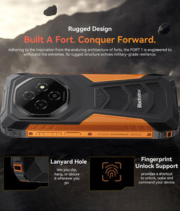 Blackview Fort 1, <span class=keywords><strong>Smartphone</strong></span> Robuste 4G NFC, Écran 6,56 Pouces, Android 15, Batterie Géante 10000 mAh, Étanche IP68, IA, Pour l'Extérieur - Product Image 3