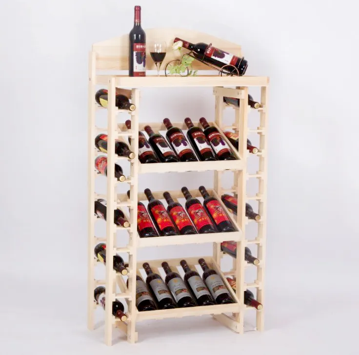 Imite — armoire à vin en bois massif style européen, personnalisée, neuf sur le sol, usine