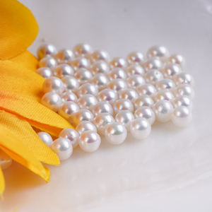 Ngọc Trai Tự Nhiên Khuyến Mãi Bán Buôn 5-5.5Mm Trắng <span class=keywords><strong>Round</strong></span> Shape Ngọc Trai Nước Ngọt <span class=keywords><strong>Loose</strong></span> Hạt - Product Image 3