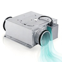 Ventilateur de gaine ultra-plat 270 CFM à vitesse variable EC pour ventilation industrielle, commerciale et CVC, et air frais