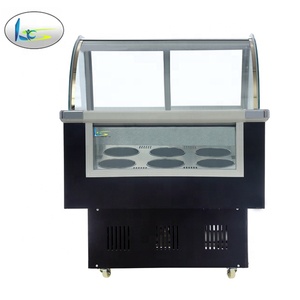 Commercial Customized 260w High Efficient Ice Cream Cabinet Display Freezer/upright gelato chiller