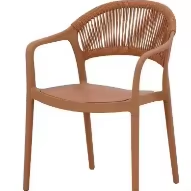 Chaises <span class=keywords><strong>de</strong></span> salle à manger en plastique style victorien avec <span class=keywords><strong>cordon</strong></span> tressé amovible, lot <span class=keywords><strong>de</strong></span> 4, pour maison, bureau, hôtel, entrepôt, parc - Product Image 2