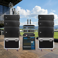 Haut-parleurs Line Array passifs en bois double 10 pouces LS3(4+2) Série LA, aimant en ferrite, 700W, mono, sensibilité audio, garantie 3 ans