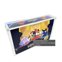Vente en gros de présentoir en acrylique Lorcana Bootser Case Vitrine en acrylique protégée contre les UV pour Lorcana Bootser Box scellée