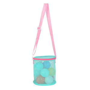 Recoger bolsas de recolección de conchas para niños, bolsa de concha de malla de playa, almacenamiento, Cubo de playa al aire libre, bolsa de concha de mar redonda - Product Image 1