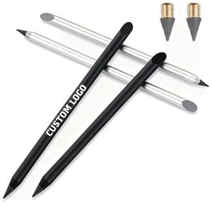 Lápiz Eterno Metálico con Logotipo Personalizado Impreso, Regalo Empresarial para Actividades Corporativas, Borrable sin Tinta - Product Image 1