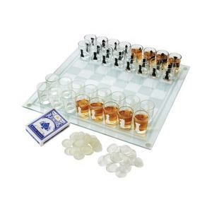 3-in-1 Drinking Shot Glass Chess Game Set