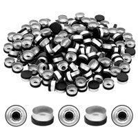 Capsules à clapet colorées pour flacons pharmaceutiques, 13 mm, en plastique et aluminium, pour flacons en verre