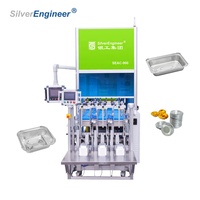 Plateaux alimentaires en aluminium pour plats à emporter, de conception récente, 8,5 tonnes, haute efficacité, mécaniques, pneumatiques, CNC, automatiques