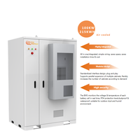 Haute efficacité EU 100KW PCS 215KWH Armoire de stockage d'énergie commerciale industrielle Lithium Ion refroidi par air tout-en-un haute tension