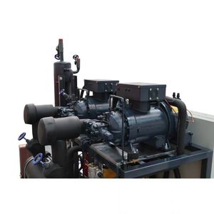 Unités de condensation refroidies à l'eau de haute précision Refroidisseur à vis Unité de compresseur frigorifique pour la congélation de poisson congelé de <span class=keywords><strong>boucherie</strong></span> - Product Image 5