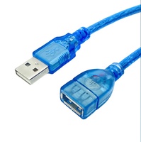 USB 2.0 un mâle à un câble d'extension femelle adaptateur de Charge de synchronisation de données intelligent pour ligne de Transmission de caméra d'ordinateur