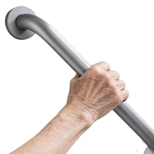 Barra de apoyo de acero inoxidable LGC 304 con recubrimiento en polvo antideslizante, barra de seguridad para baño para personas mayores. - Product Image 5