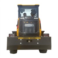 Mini Wheel Loader Diesel 1500kg Dengan Mesin Turbocharged 58KW, Loader Depan Kecil untuk Konstruksi Pertanian