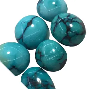 高品质蓝色绿松石椭圆形方圆形宽松宝石蓝色榴石绿松石椭圆形