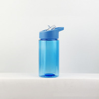 Bouteille d'eau de sport réutilisable en plastique sans BPA de 350 ml, compatible lave-vaisselle, légère, pour enfants, rentrée scolaire, eau froide directe