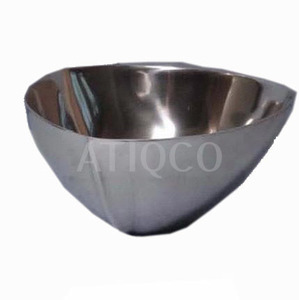 Bol en fer et laiton moderne, attrayant et écologique, le plus vendu en Inde, en aluminium poli, pour servir des aliments, des fruits et des bonbons - Product Image 1