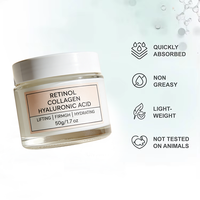 Crème éclaircissante pour le visage personnalisée, atténue les taches brunes et les cicatrices d'acné avec du rétinol, du collagène, anti-âge, éclaircissante pour tous les types de peau