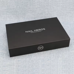 Bìa cứng tùy chỉnh vỏ sò gấp Enzyme Nail Polish giấy bao bì hộp trong Matte Glossy hoàn thiện - Product Image 4