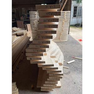 لوح حائط خشبي بتصميم مموج عتيق للزينة - Product Image 2