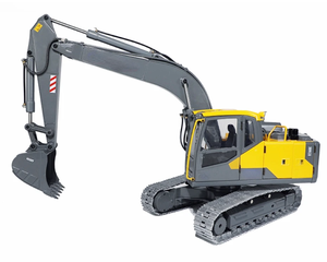 E111-003 1:14 Excavatrice RC hydraulique, camion radiocommandé, tracteur Caterpillar, moteur brushless, véhicule d'ingénierie, jouet prêt à l'emploi - Product Image 4