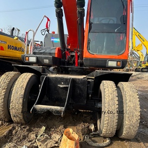 Excavadora de Ruedas Usada DOOSAN DX140W de 14 Toneladas, Diseño Original Coreano de Alta Calidad, Excavadora de Ruedas Coreana DX140 140W 150W - Product Image 5