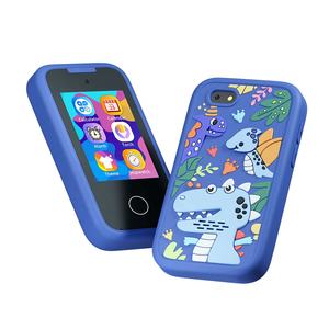 YMX PH05SC avec coque en silicone éducatif apprentissage éducatif <span class=keywords><strong>jouet</strong></span> ludique cellule <span class=keywords><strong>Mobile</strong></span> appareil intelligent téléphone pour enfants bébé fille garçon - Product Image 3