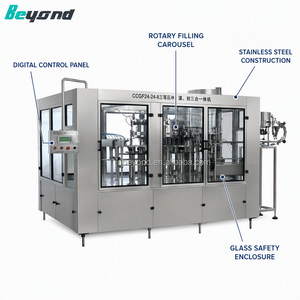 Máquina Automática de Alta Calidad para Enjuague, Llenado y Tapado 3 en 1 para Bebidas Carbonatadas, <span class=keywords><strong>Agua</strong></span> Gaseosa y <span class=keywords><strong>Agua</strong></span> con Gas - Product Image 1