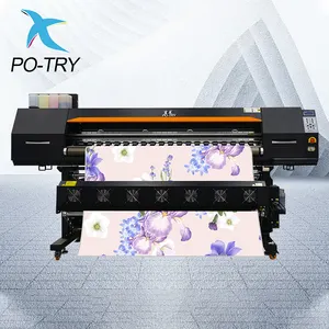 POTRY fabrika kaynağı tekstil ısı Transfer makinesi 1900mm Plotter süblimasyon yazıcı