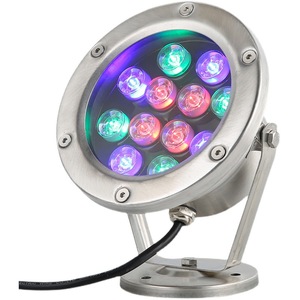 Luz LED para Piscina de Acero Inoxidable, IP68 Impermeable, 12V DC, Lámpara Subacuática para Exteriores, RGBW, Control Remoto, Alto CRI 90, 5000K - Product Image 4