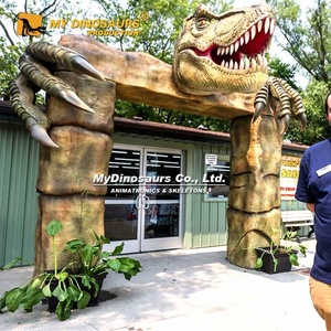 โฆษณาไดโนเสาร์ของฉัน-หัวไดโนเสาร์ไฟเบอร์กลาส251ได้รับความนิยมมากที่สุดและประตูอุ้งเท้าสำหรับ <span class=keywords><strong>dinopark</strong></span>
