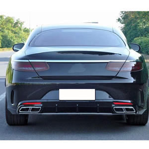 S Class <span class=keywords><strong>Coupe</strong></span> W217 C217 Actualización S65 Estilo Parachoques delantero Rejilla Difusor trasero Punta de escape Kit de cuerpo para <span class=keywords><strong>Mercedes</strong></span> Benz 2014-2021 - Product Image 6