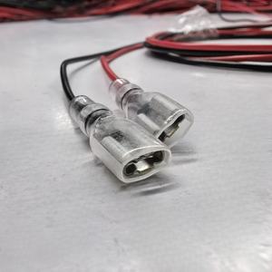 Konektor Blok Terminal Sekrup Inti Tembaga Kustom 5.08mm <span class=keywords><strong>2</strong></span> Pin Terminal Spade Isolasi PVC Perakitan Kabel Kawat AWG20 - Product Image 4