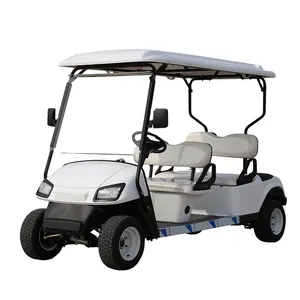 Voiture de golf électrique 4 places à prix de haute qualité Voiture électrique Chariots de golf