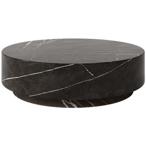 โต๊ะกาแฟเฟอร์นิเจอร์ในพื้นที่ขนาดใหญ่แบบเรียบง่ายทำจากหินอ่อนธรรมชาติสีเทาสไตล์มิลานดีไซน์ทรงสี่เหลี่ยมคางหมู - Product Image 1