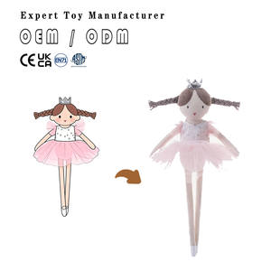 Muñeca <span class=keywords><strong>de</strong></span> Peluche <span class=keywords><strong>de</strong></span> Bailarina <span class=keywords><strong>Princesa</strong></span>, Fabricación CE CPC, OEM ODM, Diseño Personalizado - Product Image 1